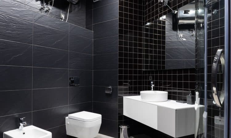 Comment faire des toilettes noires tendance Les Trophées de la Maison